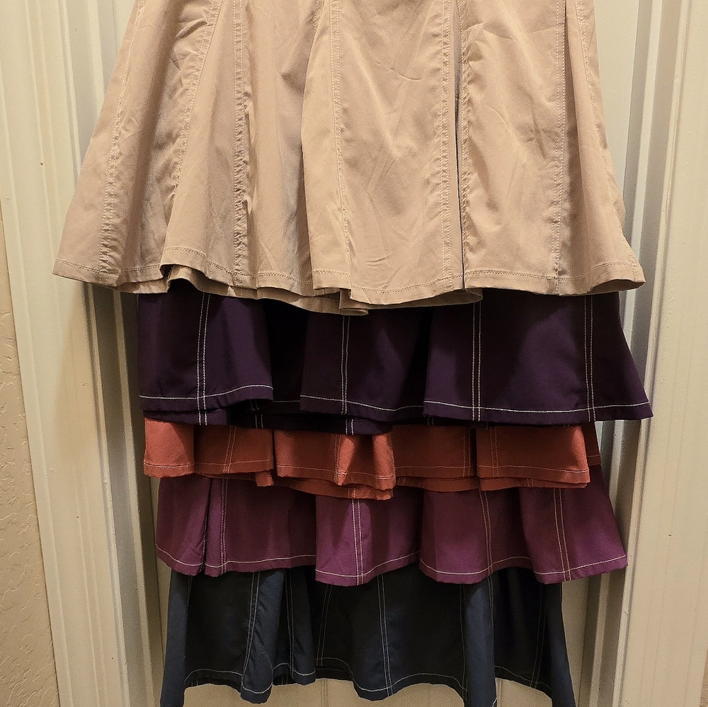 COPY - EUC Athleta Whatever A-Line Skort Skirt in Blue Size 12 - Picture 6 of 15